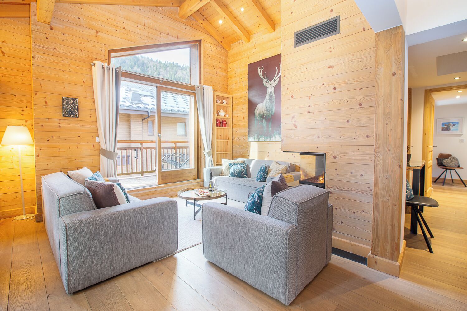 Télévision, cheminée, jeux vidéo