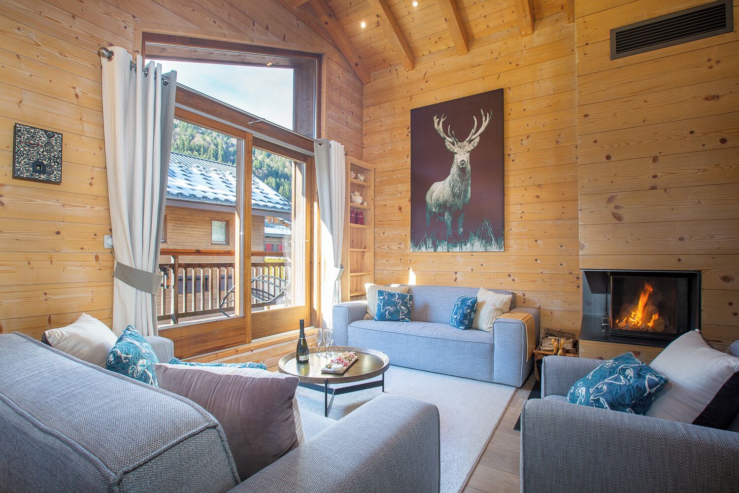 Télévision, cheminée, jeux vidéo