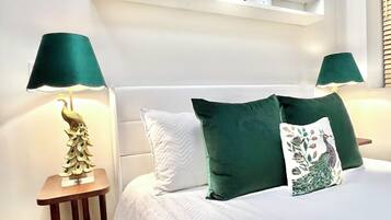 1 室のベッドルーム、WiFi、ベッドシーツ