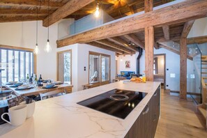 Fridge, oven, dishwasher, coffee/tea maker - More Mountain  - Ferme De Morzna is a stunning farmhouse conversion with Outdoor Jacuzzi less than 5 minutes walk into town. (Morzine)