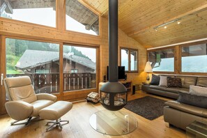 TV, fireplace, video games