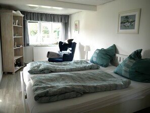 1 غرفة نوم وواي فاي وملاءات أسرّة