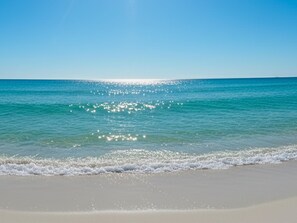 On the beach