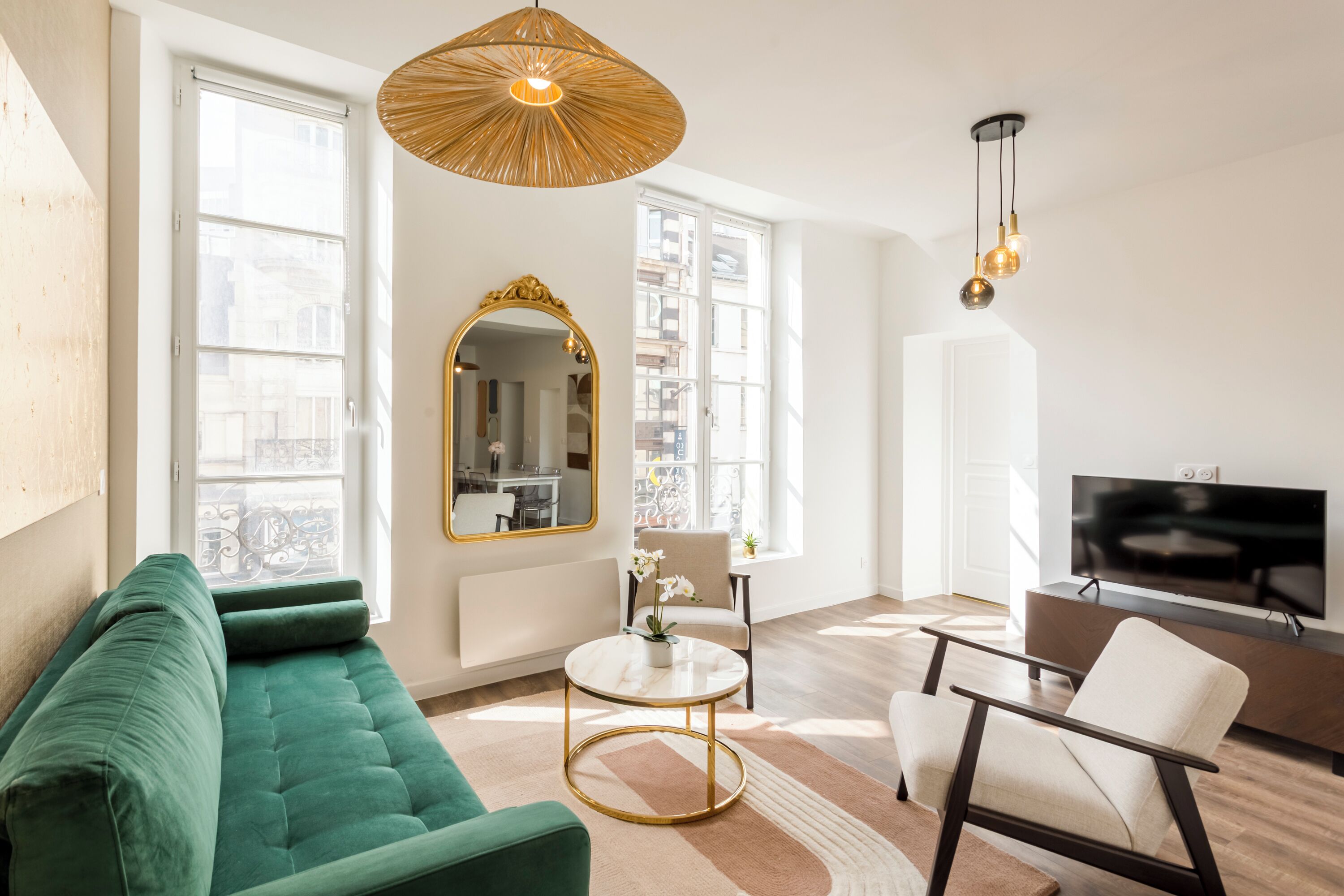 Apartamento | Zona de estar | Una Smart TV, Netflix, servicios de streaming, una oficina