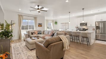 Townhome, 4 Bedrooms | Living area | Smart TV, streaming services