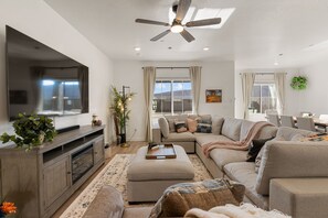 Townhome, 4 Bedrooms | Living area | Smart TV, streaming services