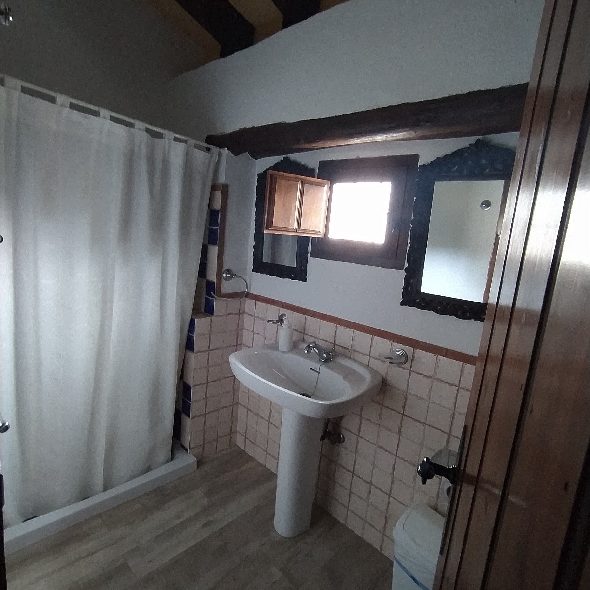 Casa, 3 habitaciones, fumadores, piscina privada | Baño