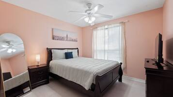 Iron/ironing board, WiFi, bed sheets