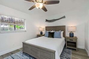 4 bedrooms, iron/ironing board, travel crib, free WiFi