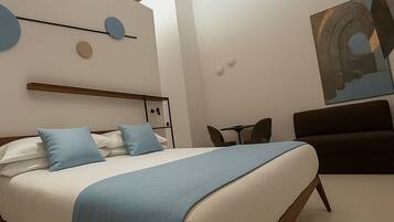 Tripla Superior, balcone, vista città | Una scrivania, postazione laptop, Wi-Fi gratuito