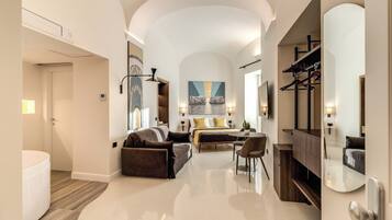 Chambre Quadruple Exécutive, balcon, vue ville