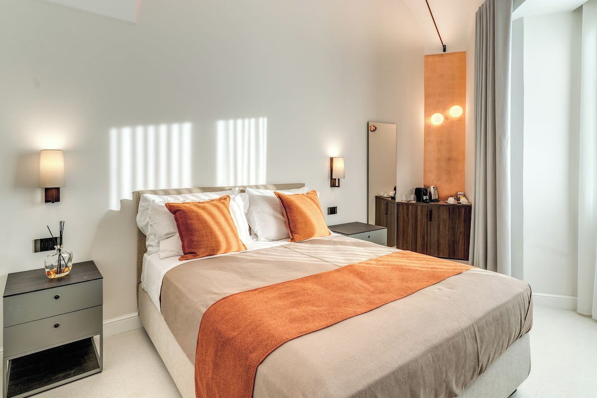 舒适双人房, 阳台, 城市景观 | 办公桌、笔记本电脑工作区、免费 WiFi