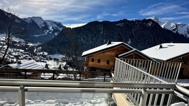 Property grounds - 2-room apartment in Châtel, sleeps 5 with WIFI and pets welcome (Châtel)