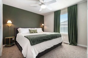 4 bedrooms, iron/ironing board, travel crib, WiFi