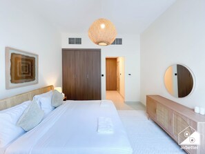 1 غرفة نوم ومكواة/لوح كي وخدمة الإنترنت وملاءات أسرّة