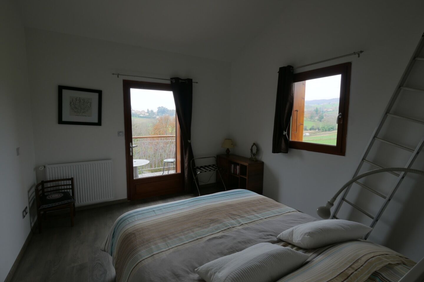 Habitación Deluxe doble, balcón, vistas al jardín | Cuna de viaje, wifi gratis, ropa de cama