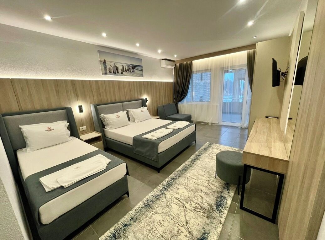 Classic Triple Room, Balcony | Premium bedding, desk, blackout drapes, soundproofing