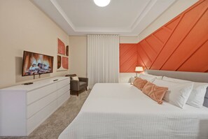 2 bedrooms, travel crib, WiFi, bed sheets