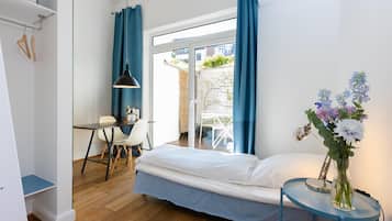 In-room safe, desk, iron/ironing board, travel crib
