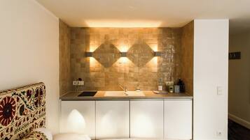 In-room safe, desk, iron/ironing board, travel crib