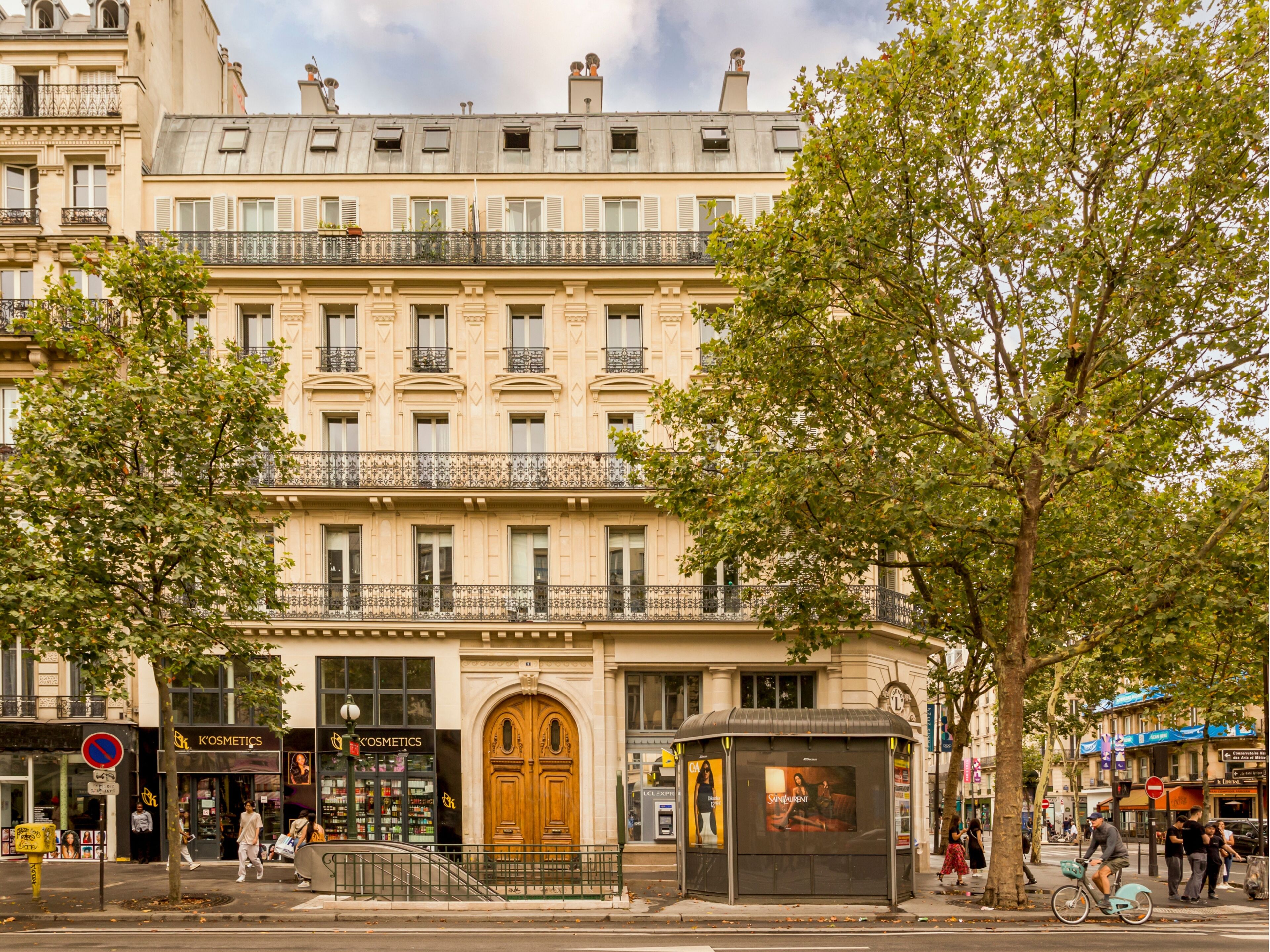 Façana frontal de l'allotjament