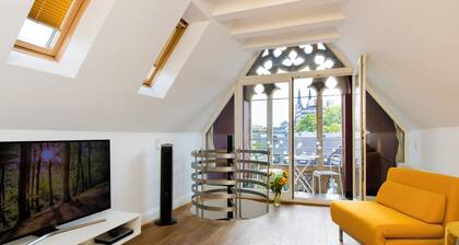 Cathedral view suite with 2 bedrooms and 2 bathrooms on the 4th and 5th floor