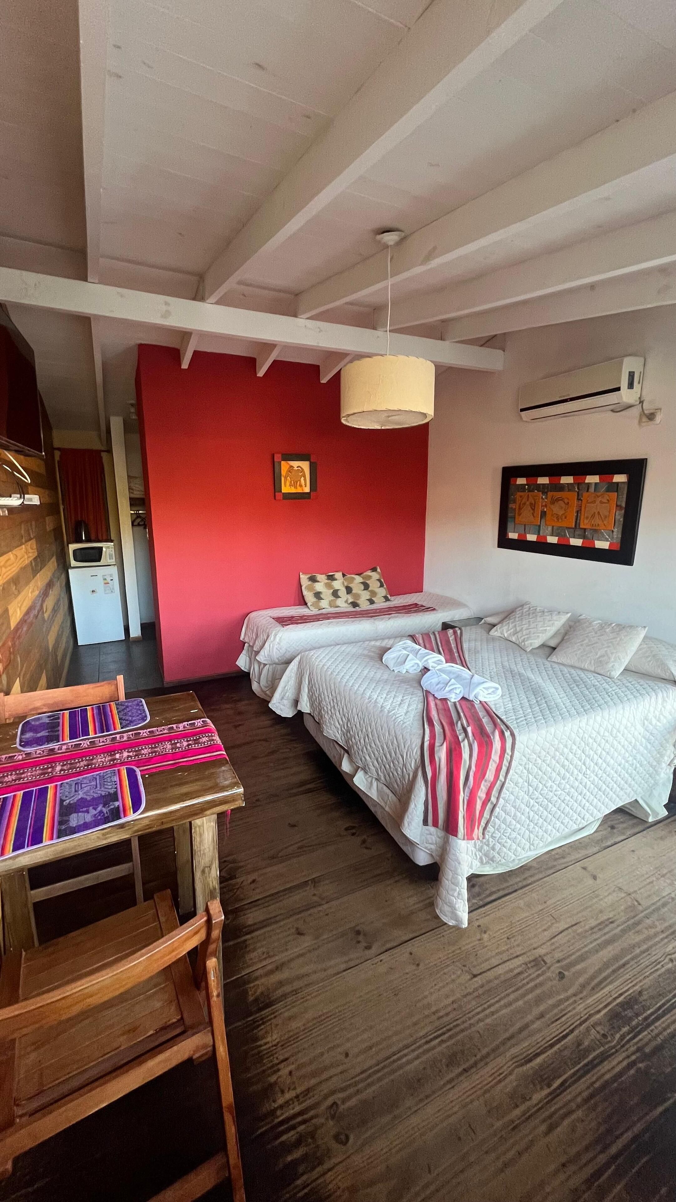 Double Room, Balcony, Garden View | Blackout curtains, free WiFi