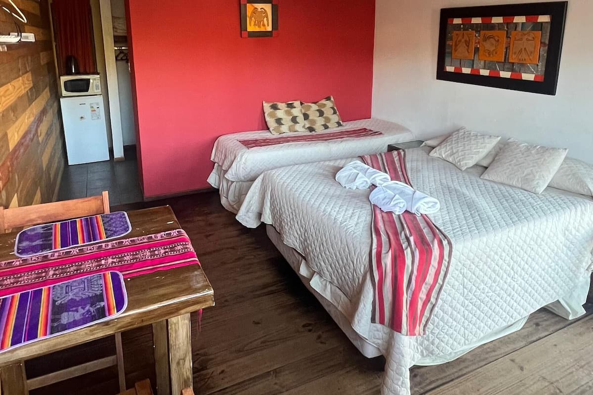 Dobbeltværelse - balkon - udsigt til have | Mørklægningsgardiner, gratis Wi-Fi