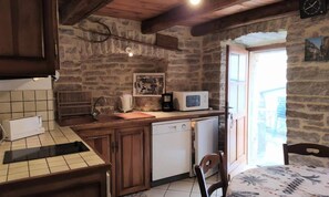 Fridge, oven, dishwasher, cookware/dishes/utensils - Gite de France for 3 People (Laval-du-Tarn)