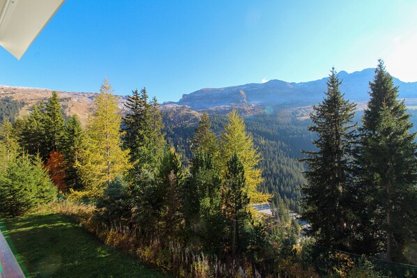 Blick von der Unterkunft