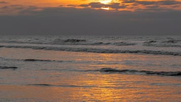 Vue sur la plage/lâocĂ©an