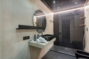 Apartment, 1 Bedroom, Balcony | Bathroom - Beachfront Studio with Terrace by Wonderful Italy (Genoa)