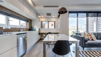 Apartment | Private kitchen | Fridge, cookware/dishes/utensils