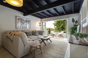 Apartment | Living room - Beachside 2-bed House With Pool, Courtyard & BBQ (Sunshine Coast)