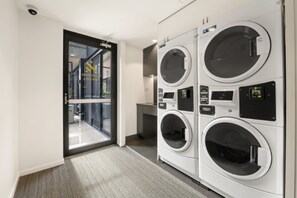 Apartment | Bathroom | Hair dryer, towels, soap, shampoo