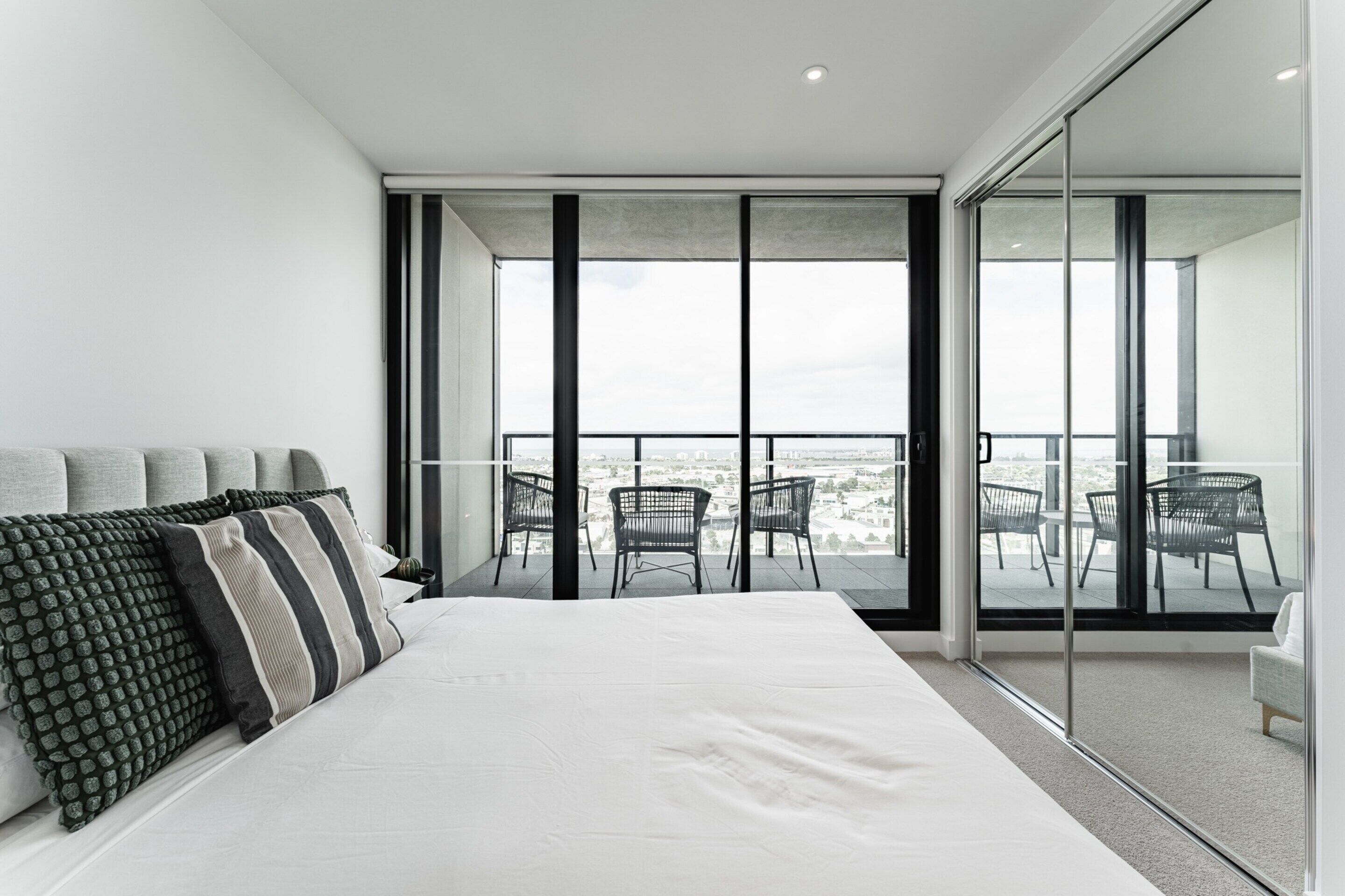 アパートメント | 2 室のベッドルーム、ノートパソコン用作業スペース、アイロン / アイロン台、ベッドシーツ