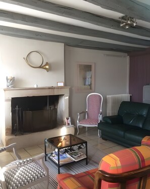 TV, fireplace, DVD player, table tennis