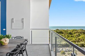 Apartment | Balcony - Waterfront 2-bed Oasis - Pool, Steam, Jacuzzi, Gym (Sunshine Coast)