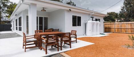 Apartamento | Opções para refeição ao ar livre