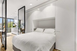 Apartamento | 1 quarto, ferros/tábuas de passar roupa, roupa de cama