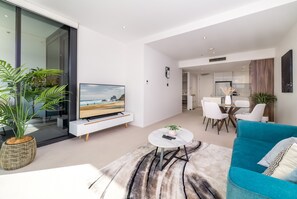 Apartment | Living area - Spacious 1-bed With View in Central Location (Canberra)