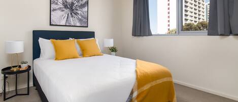 Apartemen | 1 kamar tidur, ruang kerja ramah laptop, dan setrika/meja setrika