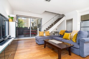 Living room - Modern Two-story City Pad With Pool, (Canberra)