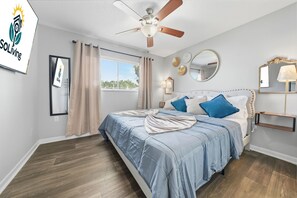 2 habitaciones, escritorio, tabla de planchar con plancha y wifi gratis 