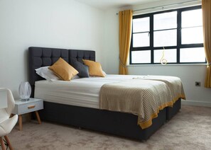 1 bedroom, iron/ironing board, travel crib, WiFi