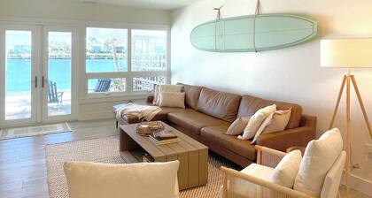 Stylish waterfront villa in the heart of Holmes Beach on Anna Maria Island.