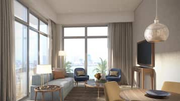 Televisi 32-inci dengan saluran TV kabel dan kantor