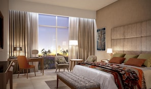 Premium bedding, memory-foam beds, free minibar, in-room safe - Kempinski Hotel Brazzaville (Brazzaville)