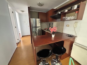Private kitchen - Serene 2-bedroom apartment in Santiago (Santiago)