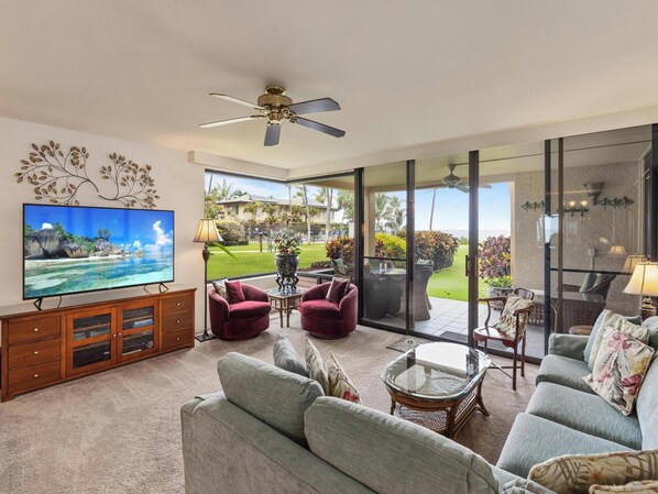 TV - Ground Floor with Instant Beach Access - Polo Beach 102 (Wailea)